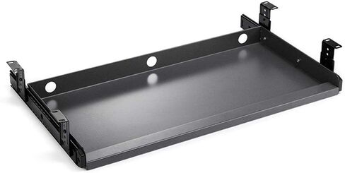Keyboard Tray Under Desk Heavy-Duty Metal Slide-Out Platform Drawer Tray (Gray) in Saudi Arabia