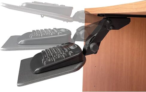 Bush Business Furniture Accessories Articulating Keyboard Tray, Black in Saudi Arabia