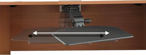 Bush Business Furniture Accessories Articulating Keyboard Tray, Black in Saudi Arabia