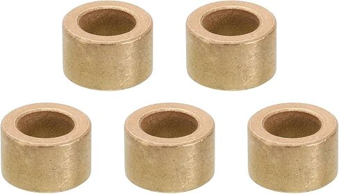 PATIKIL M10 Brass Spacers, 5 Pcs Metal Spacer Brass 10mm ID x 14mm OD x 6mm L Brass Spacers Screw Standoff for 3/8 Inch or M10 Screw in Kuwait