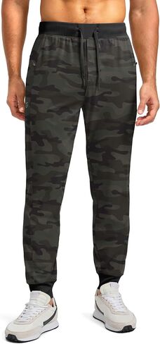 G Gradual Men's Joggers with Zipper Pockets Stretch Tapered Sweatpants Athletic Pants for Men Workout Running Gym in Saudi Arabia