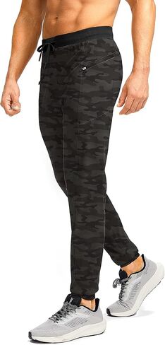 G Gradual Men's Joggers with Zipper Pockets Stretch Tapered Sweatpants Athletic Pants for Men Workout Running Gym in Saudi Arabia