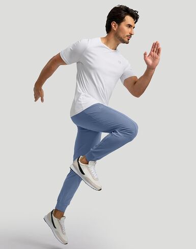 G Gradual Men's Joggers with Zipper Pockets Stretch Tapered Sweatpants Athletic Pants for Men Workout Running Gym in Saudi Arabia