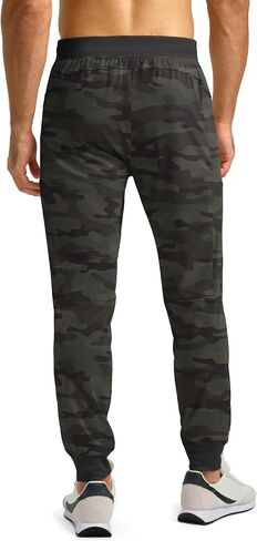 G Gradual Men's Joggers with Zipper Pockets Stretch Tapered Sweatpants Athletic Pants for Men Workout Running Gym in Saudi Arabia
