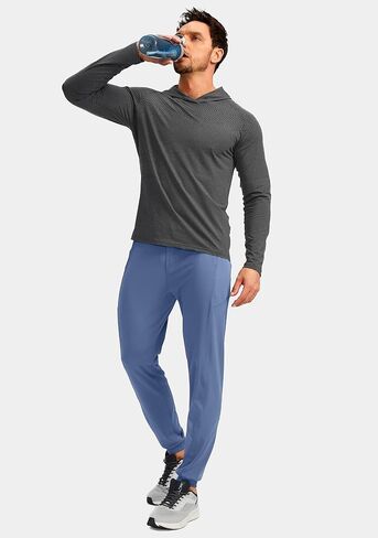G Gradual Men's Joggers with Zipper Pockets Stretch Tapered Sweatpants Athletic Pants for Men Workout Running Gym in Saudi Arabia