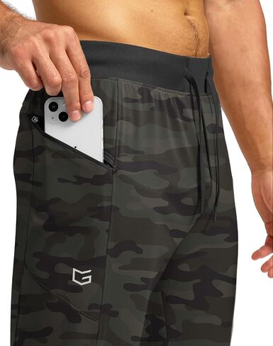 G Gradual Men's Joggers with Zipper Pockets Stretch Tapered Sweatpants Athletic Pants for Men Workout Running Gym in Saudi Arabia