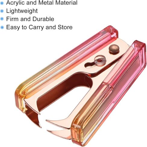 MECCANIXITY Staple Remover Tool, Staplers Puller with Acrylic Body Metal Jaws for Office Home Desktop Accessories Colored in Saudi Arabia
