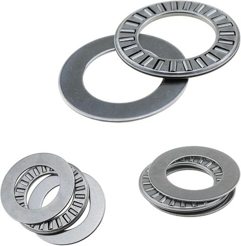 DGZZI 6 Sets Thrust Needle Roller Bearings Inch Flat Thrust Needle Roller Bearings with Two Washers NTA1220 and 2TRA Suitable for Mechanical Conveyors and Crushers and Elevators in Saudi Arabia