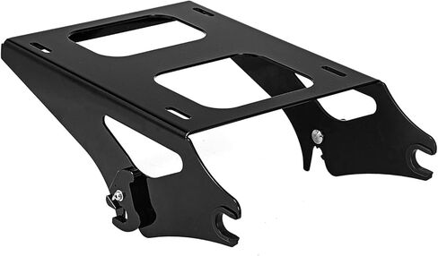 رف أمتعة قابل للفصل مكون من قطعتين من حزمة الرحلات، رف أمتعة قابل للتركيب متوافق مع Harley Davidson Touring Street Glide Road King Electra Glide 2014-2024 in Kuwait