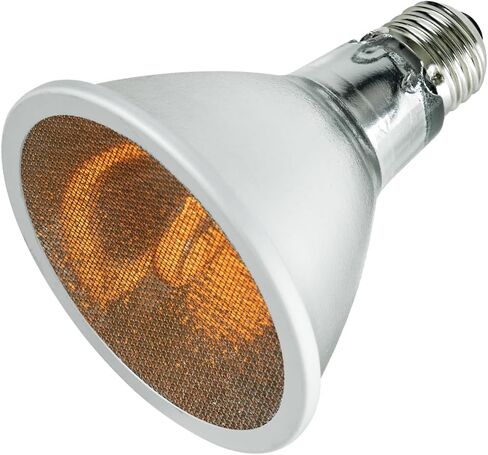 REPTI ZOO Reptile Basking Heat Lamp Bulb, 100W Splashproof Energy Saving Deep Heater Non-Luminous Carbon Infrared Heat Bulb for Reptile Amphibians in Saudi Arabia