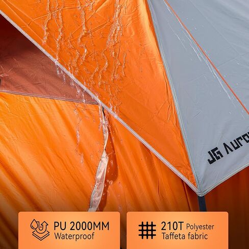 2 Person Camping Tent 4 Person Tents for Camping Windproof Tents for Camping Hiking Backpacking Traveling 2/3/4 Family People Tents for Camping Portable Tent with Carry Bag in Saudi Arabia
