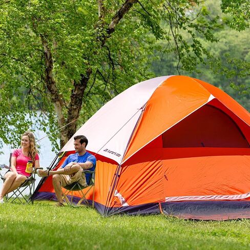 2 Person Camping Tent 4 Person Tents for Camping Windproof Tents for Camping Hiking Backpacking Traveling 2/3/4 Family People Tents for Camping Portable Tent with Carry Bag in Saudi Arabia