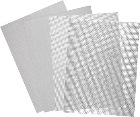 LABALPHA 50 Mesh Wire Mesh 304 Stainless Steel Woven Wire Mesh, Air Vent Mesh 16X12 inches, for Cage, Garden, Filter Mesh, Never Rust and Heat Resisting, 2pcs in Saudi Arabia