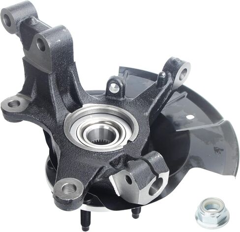 DOSKJOK Steering Knuckle Wheel Hub Bearing Assembly Front Left Driver Compatible with Edge 2011 2012 2013 2014 686-265 in Saudi Arabia