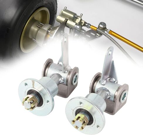 Go Kart Wheels Go Kart Steering Spindle Go Kart Spindle 17 مم 3 مسمار محور العجلة الأمامية تحمل شفة مفصل التوجيه المغزل لإطارات 5 بوصة Go Kart ATV Quad Bike in Saudi Arabia