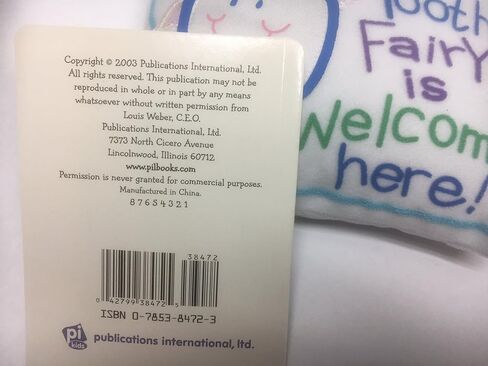 Tooth Fairy Pillow and Tooth Fairy Tale Book in Kuwait