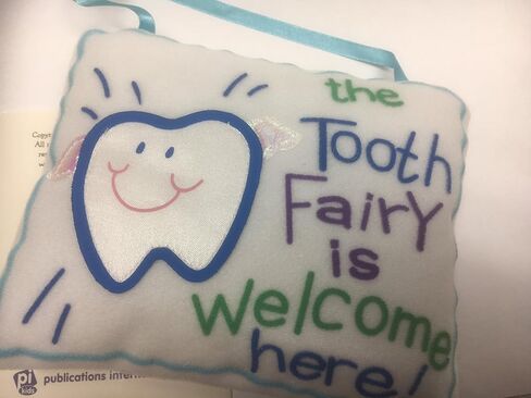 Tooth Fairy Pillow and Tooth Fairy Tale Book in Kuwait