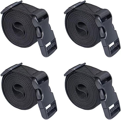 Premium Utility Straps with Quick Release Buckle Adjustable Short Nylon Tie Down Straps for Backpack Tactical Lashings Camping Gear Sleeping Bag Mattress Conveyor Belt Luggage in Saudi Arabia