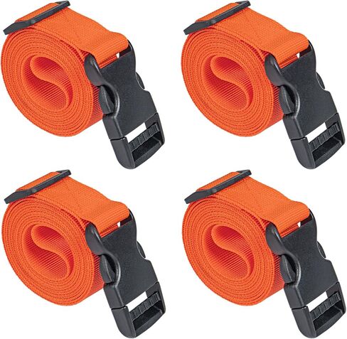 Premium Utility Straps with Quick Release Buckle Adjustable Short Nylon Tie Down Straps for Backpack Tactical Lashings Camping Gear Sleeping Bag Mattress Conveyor Belt Luggage in Saudi Arabia