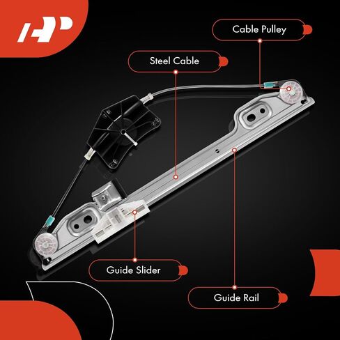 A-Premium Electric Power Window Regulator Without Motor Compatible with Ford Edge 2007-2014 & Lincoln MKX 2007-2015, Rear Right Passenger Side in Saudi Arabia