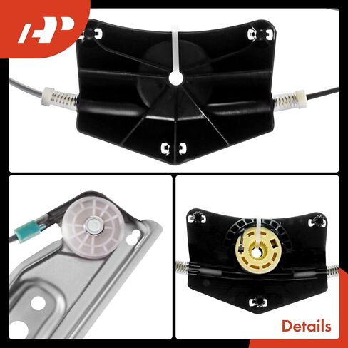 A-Premium Electric Power Window Regulator Without Motor Compatible with Ford Edge 2007-2014 & Lincoln MKX 2007-2015, Rear Right Passenger Side in Saudi Arabia