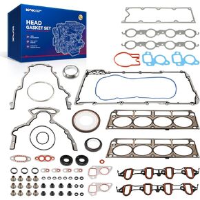 مجموعة حشية رأس KAXHS26191PT-1 متوافقة مع 2002-2011 Tahoe ، Avalanche Silverado ، Suburban ، Yukon ، Sierra1500 ، Express ، Savana ، Cylinder Head Samket kits with bolds in Kuwait