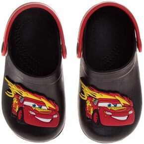 سيارات Josmo Kids Clog Sandal Slid-on Slides for Boys-Lightning McQueen مغلق إصبع القدم مع الخلفية (الأحجام: 5-10 صغار / 11-12 أطفال صغار) in Kuwait
