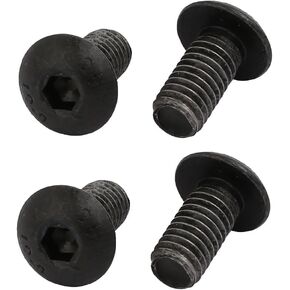 uxcell 4pcs M5x10mm 10.9 Grade Hex Socket Reverse Left Hand Thread Screw Bolt Black in Saudi Arabia