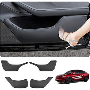 2025 8PCS Tesla Door Sill Protector for Model 3 2024 2025 Highland, Carbon Fiber Door Sill Scuff Plate Edge Guard, Front and Rear Door Entry Guard Scuff Plate Carpet Front Rear Sill in Kuwait