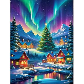 مجموعات فنون الماس الساحرة للبالغين ، DIY 5D لوحة الماس الساحرة للمبتدئين ، جولة كاملة الحفر جمجمة Diamond Dots Picture Gem Art Craft for Home Wall Art Decords 12x16inch in Kuwait