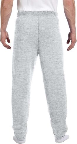 Jerzees mens 8 oz. 50/50 NuBlend Fleece Sweatpants(973)-ASH-L in Saudi Arabia