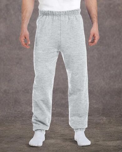 Jerzees mens 8 oz. 50/50 NuBlend Fleece Sweatpants(973)-ASH-L in Saudi Arabia