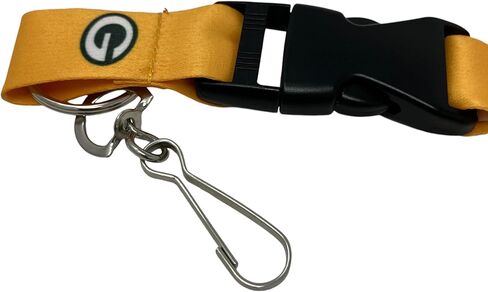 Pro Specialties Group PSG INC NFL Unisex Green Bay Packers Go Pack Go Deluxe Lanyard, Team Colors, One Size, Medium in Saudi Arabia