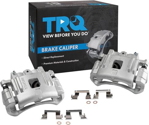 TRQ Brake Caliper Set Compatible with 2009-2010 Dodge Ram 2500 Ram 3500 2012 Ram 1500 2011-2018 2500 3500 in Saudi Arabia