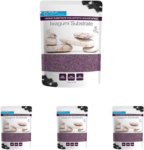 Aqua Natural Iwagumi Sand - Garnet 7.7lb - Ultra Premium Substrate for aquascaping, Aquariums, vivariums and terrariums in Kuwait