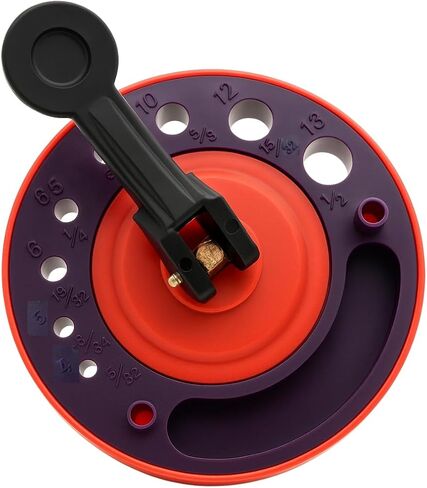 QUIX Drill Guide with Suction Back | 8 Metric & SAE Sizes | Water Lubrication System | For Tiles Surfaces | Horizontal/Vertical Usage | 4-3/8" (11.1 cm) Diameter | Ideal for Baths, Pools, Counters in Saudi Arabia