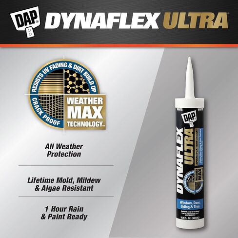 DAP Dynaflex Ultra Advanced مانع التسرب الخارجي، أبيض، 10.1 أونصة (7079818211) in Saudi Arabia