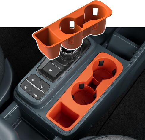 Car Cup Holder Compatible with 2024 2025 Chevy Traverse Center Console Organizer Silicone Black Drink Holder Replacement for 2024 2025 Chevy Traverse Accessories in Saudi Arabia