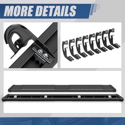Auto Dynasty Honeycomb Running Boards Compatible with 2004-2014 Ford F-150 Super/Extended Cab, Stainless Steel Side Step Rail Nerf Bars, 5.5" Step Bars, Polished Chrome in Saudi Arabia
