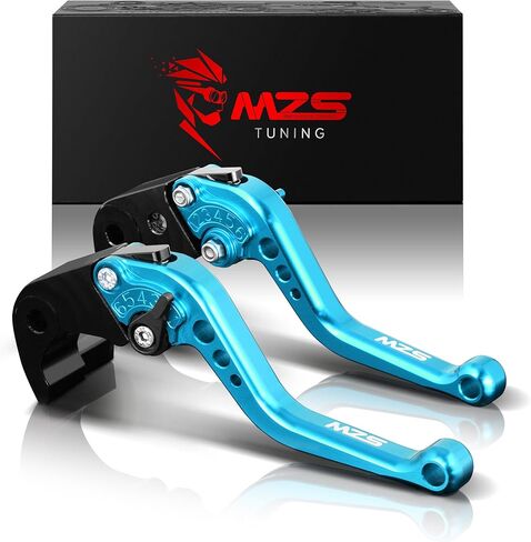 MZS أسود الدراجات النارية الفرامل القابض رافعات القابض القابض للتعديل القابل للتعديل CNC متوافق مع R1250GS Adventure 19-24 / R1200GS 13-18 / R1200R R1200RS R1250R R1250RS 15-23 / R1200RT R1200GS 14-18 / R NIN in Kuwait