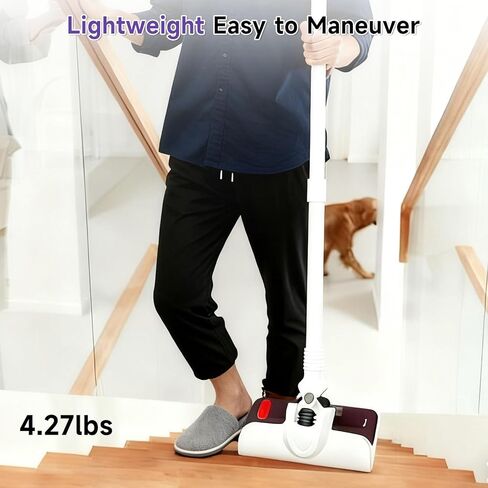 POMBEU Cordless Vacuum Cleaners for Home, Hardwood Floors Vacuum Mop All in One, Lightweight Stick Wireless Cleaner, Detachable Water Tank and Mop. Ideal for Hard Floor & Pet Hair, Mop & Vacuum Combo in Saudi Arabia