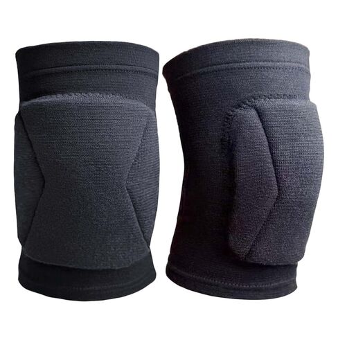 Volleyball Knee Pads for Men/Women Sports, Soft Knee Sleeve with Collison Avoidance Foam Pad for Basketball Football Baceball Tennis, Elastic Kneeling Pad for Dance Yoga MMA Muay Thai, Black M (1 Pair) in Kuwait