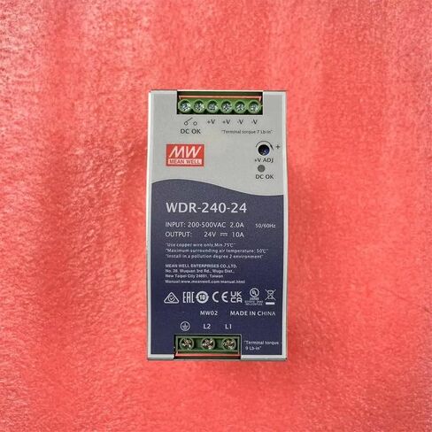 WDR-240 WDR-240-24 WDR-240-48 240 واط مصدر طاقة صناعي DIN للسكك الحديدية (WDR-240-48) in Saudi Arabia