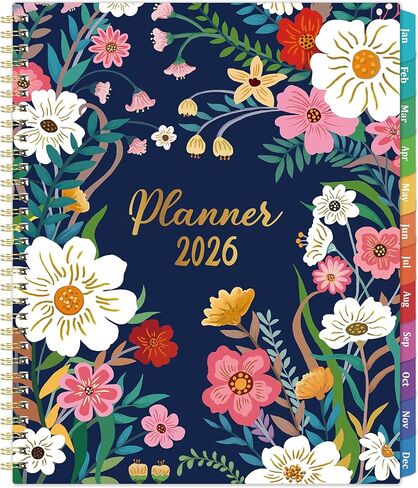 2026 Planner - Planner 2026, January - December 2026 Planner Weekly & Monthly 6.4'' x 8.5'', with Elastic Closure, Inner Pocket in Saudi Arabia