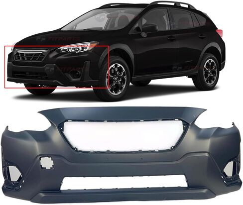 Fitparts متوافقة مع غطاء الوفير الأمامي Subaru Crosstrek 2021-2023 Preped W/Tow Hook Hole 57704FL030 SU1000195 in Saudi Arabia