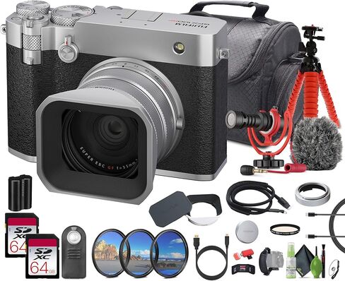 Fujifilm GFX100RF 102MP الكاميرا الرقمية المتوسطة التنسيق ، حزمة نمط المدى المدمجة القوية مع بطاقة ذاكرة Micro Micro Micro 2x 2x in Saudi Arabia