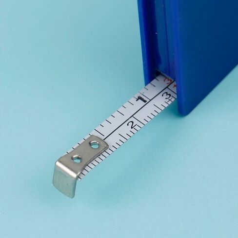 Keychain Construction Tools Roulette Measuring Instrument 1M Retractable Ruler Steel Tape Measure Mini Measure Tape Multifunctional(Blue) in Saudi Arabia