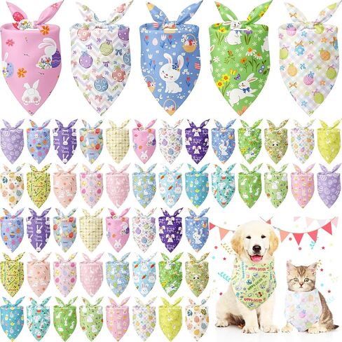 Kacctyen 50 pcs pink bow dog bandanas bulk coquette bowknot triangle beet jucf cute puppy puppy neckerchief puppy esthet in Kuwait