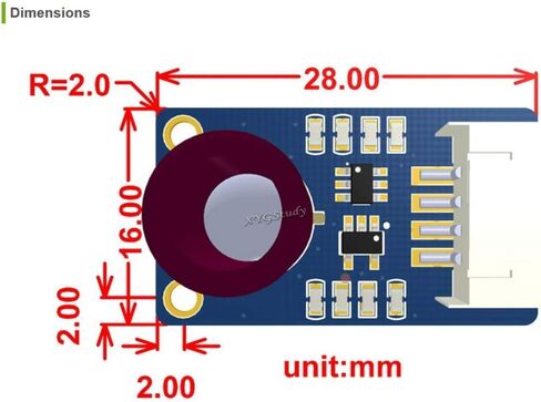 MLX90640 IR Array Thermal Imaging Camera 32×24 Pixels 55° Field of View I2C Interface 3.3V/5V Compatible with Raspberry Pi (ESP32) STM32 @XYGStudy (MLX90640-D55 Thermal Camera) in Saudi Arabia