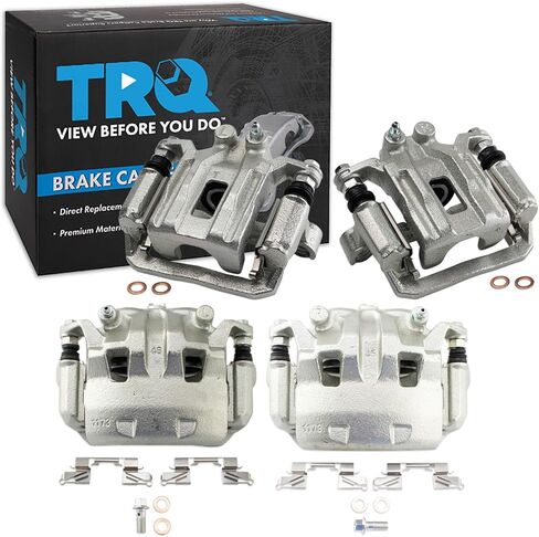 مجموعة الفرجار الفرامل TRQ متوافقة مع 2005-2021 Nissan Frontier 2005-2015 Xterra in Kuwait